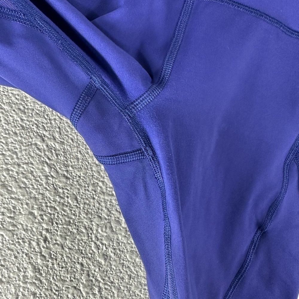 Lululemon Outrun Crop Emperor Blue SZ 4 - Picture 4 of 6